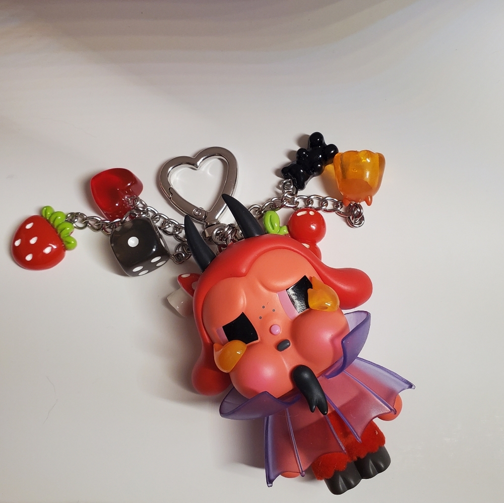 Pop Mart Crybaby Monster Tears Keychain Burn Baby Burn Pendant Bagcharm